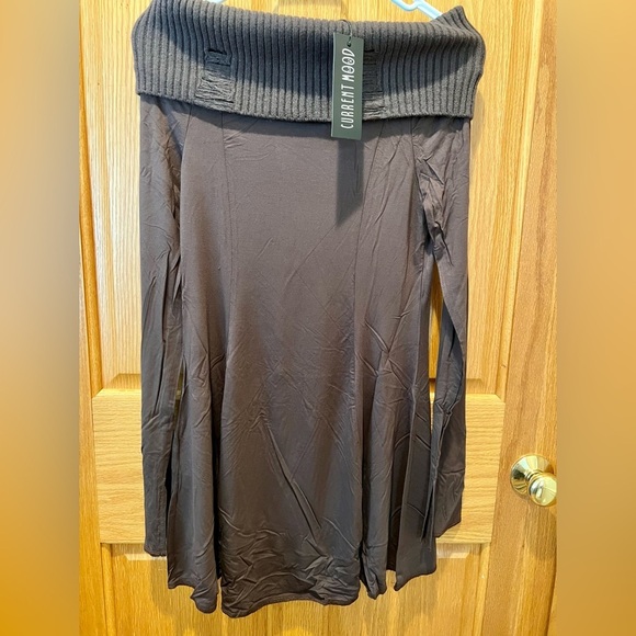 NWT Dolls Kill Current Mood Off Shoulder Forest Sketches Long Sleeved Mini Dress - Picture 14 of 16